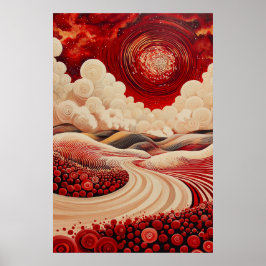 Poster 1823 Surrealista Cósmica Dreamscape