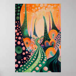 Poster 1824 Surrealista Cósmica Dreamscape