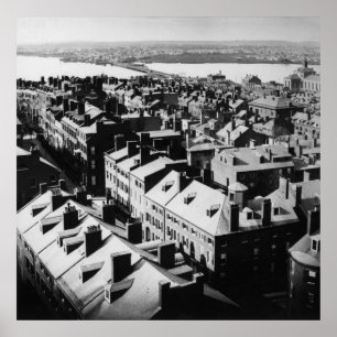 Póster 1859: A cidade de Boston, Massachusetts