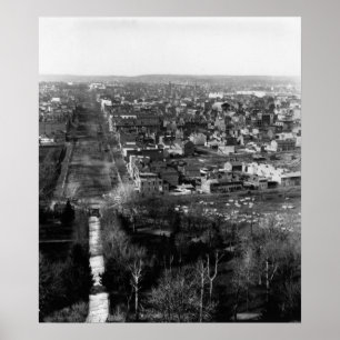 Poster 1859:  Washington, C.C., a capital dos EUA