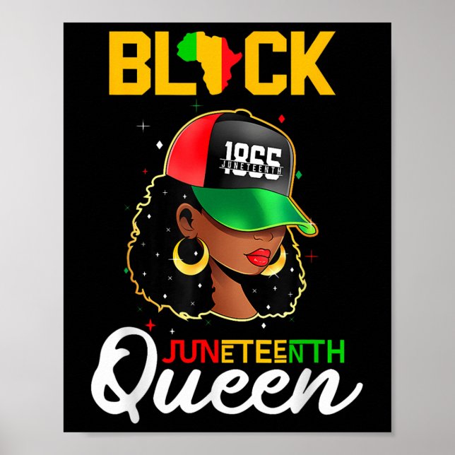 Poster 1865 Décima-Junta Rainha Negra (Frente)