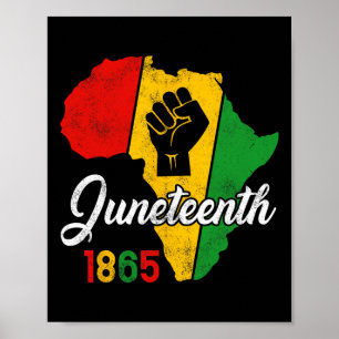 Poster 1865 História da Liberdade Negra