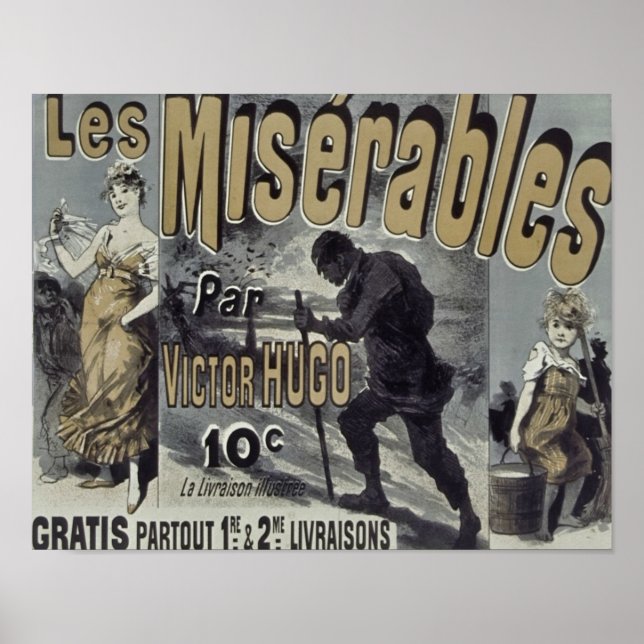 Poster 1886 Les Miserables (Frente)