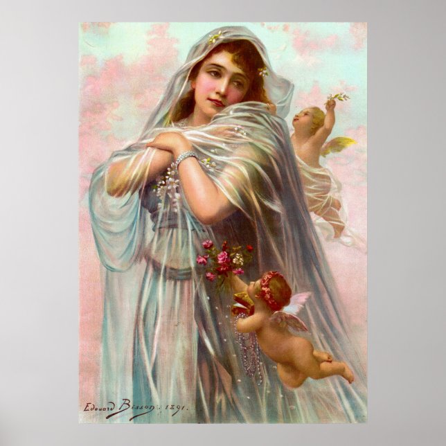 Poster 1891 Edouard Bisson The Fiancée (Frente)