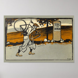 Poster 1898 da arte do anúncio de Feininger da