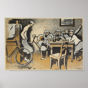 Poster 1898 da arte do anúncio de Feininger da