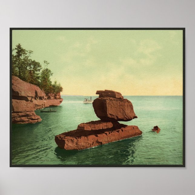 Poster 1898 Sphinx, Apostle Islands, Lago Superior (Frente)