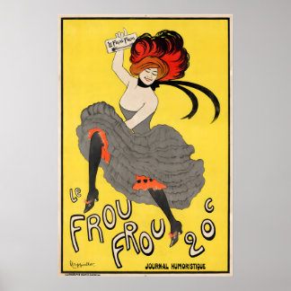 Poster 1899 Le Frou Frou Leonetto Cappiello Vintage Adver
