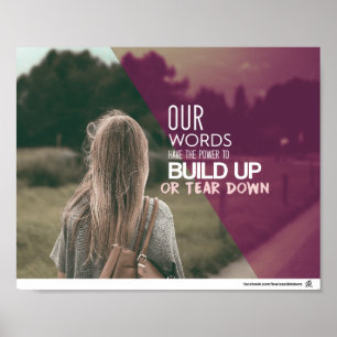 Póster 18:21 dos provérbio - o poder da língua