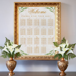 Poster 18 Gráfico de Assentos de Mesas deixa botânico ver