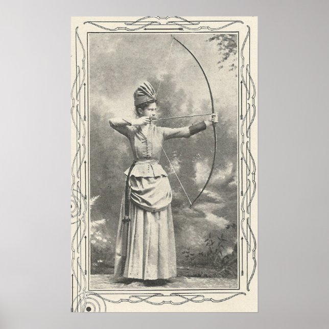 Póster 1904 Female Archery Champion (Frente)