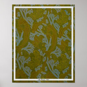 Poster 1905 Vintage European Piscina wallpaper