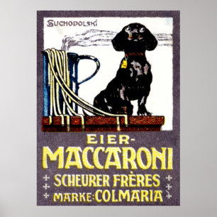Poster 1910 do Maccaroni