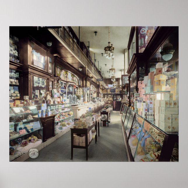 Poster 1910 Pharmacy - Pennsylvania Station, Nova Iorque (Frente)