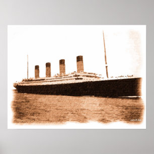 Poster 1912-2012 - Signed Titanic Memorial