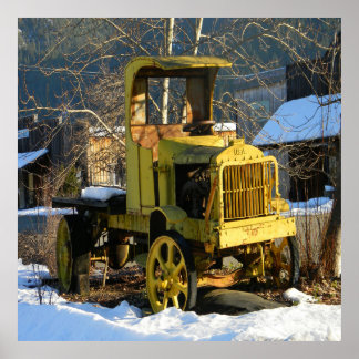 Poster 1912 Caminhão de transporte histórico.....