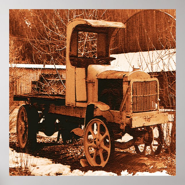 Poster 1912 rebocando caminhão...... (Frente)