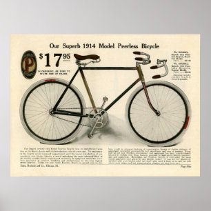 Poster 1914 sem par da arte do anúncio da