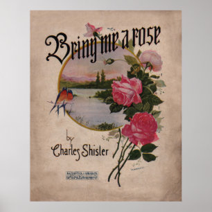 Poster 1918 Traga-me um Rosa