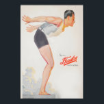 Poster 1920 Art Déco Swimwear por Coles Phillips<br><div class="desc">Volte no tempo com essa 1920 de Art Déco Swimwear,  por Coles Phillips,  ilustradora americana. Perfeito para aqueles que adoram fazer uma viagem pela memória e dar vida ao passado.</div>