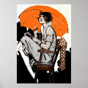 Poster 1920 Flapper Fashion