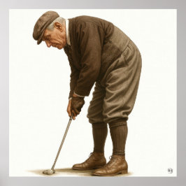 Poster 1920's Golf Fashion - Art Print