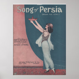 Poster 1922 Canção da Pérsia