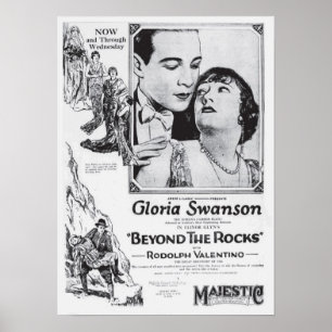 Poster 1922 do anúncio do filme do vintage de