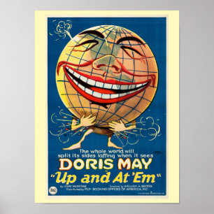 Poster 1922 filme Up and at 'Em