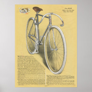 Poster 1923 da arte do anúncio da bicicleta do