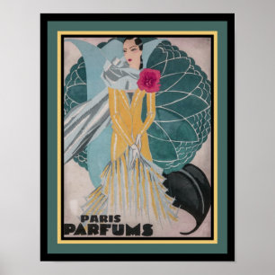 Poster 1925 Art Deco Paris Perfume