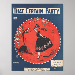 POSTER 1925 QUE ALGUMA PARTE