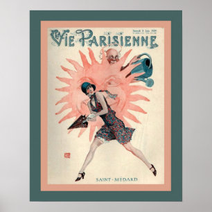 Poster 1929 Vie o art deco de Pairsienne