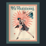 Poster 1929 Vie Pairsienne Art Deco<br><div class="desc">Captura de olhos,  Art Deco,  cobrir da revista Vie Parisienne 1929. 16x20 mostrado aqui,  mas disponível em outros tamanhos.Veja nossa coleção para outros cobrir franceses,  Deco.</div>