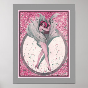 Poster 1931, Art Deco, Fashion Francês