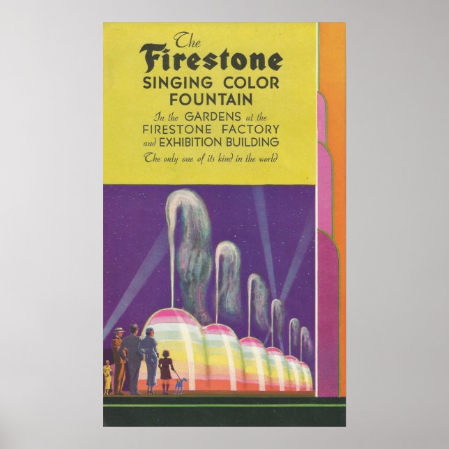 Poster 1933 International Exposition CHICAGO. Art Deco. (Frente)