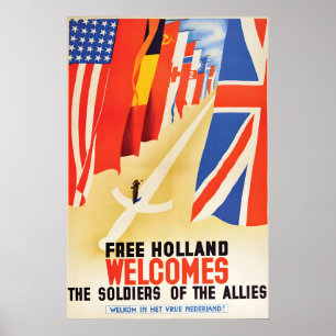 Poster 194445 Cartaz celebrando a libertação da