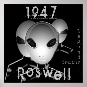 Póster 1947 Roswell