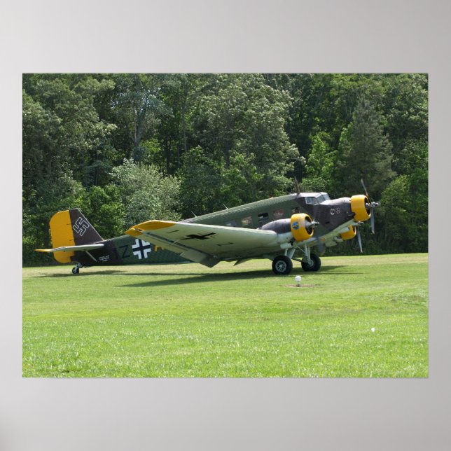 Póster 1949 Junkers Ju-52. (Frente)
