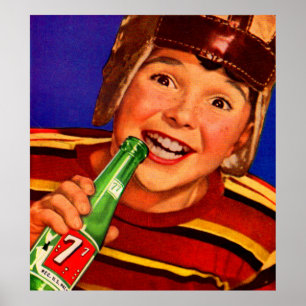 Poster 1950 "77 soda"