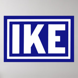Poster 1952 Blue Ike