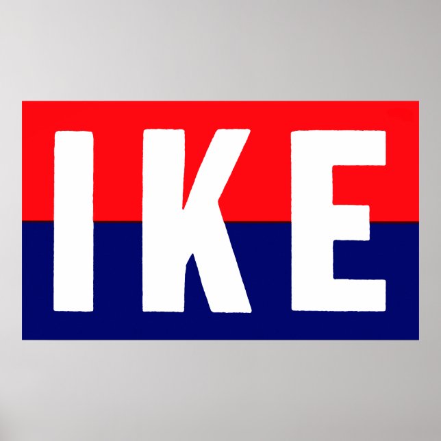 Póster 1952 Ike para Presidente (Frente)