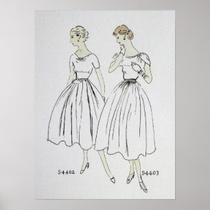 Poster 1953 da moda