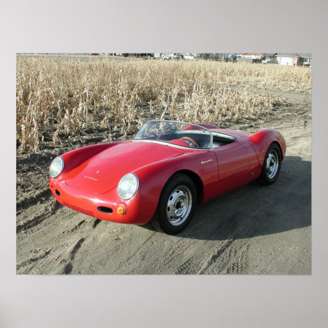Poster 1955 550 Spyder (Frente)