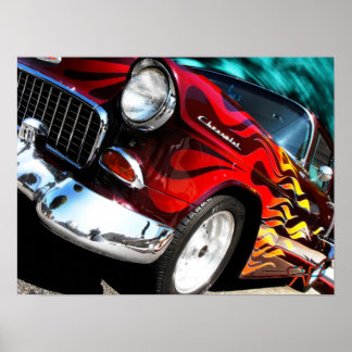 Poster 1955 Chevy Hot Rod