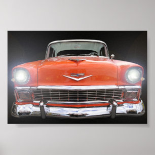 POSTER 1956 CHEVY "LUZ LIGADA"