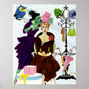 Poster 1956 Sussurros ciumenta no ouvido de Gloria