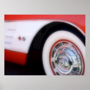 Poster 1960 de Chevrolet Corvette
