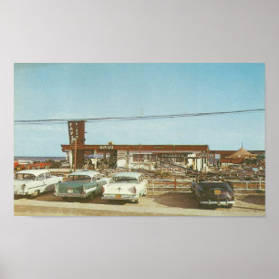 Poster 1961 Myrtle Beach ~ Ocean Drive Pavilion