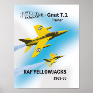 Poster 1963-65 RAF Yellowjacks